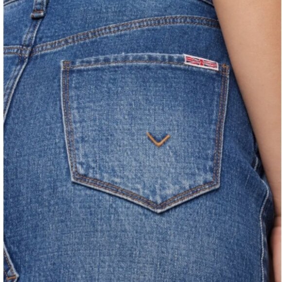 Hudson Jeans Reconstructed Denim Midi Skirt – Size 25 – Arianna Wash – NWT - Picture 3 of 5